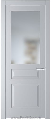 Дверь Profil Doors 4.5.3PD цвет Лайт Грей (RAL 870-01) стекло Матовое
