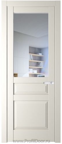 Дверь Profil Doors 4.5.3PD цвет Перламутр белый стекло Прозрачное