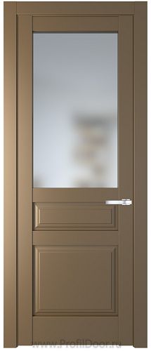 Дверь Profil Doors 4.5.3PD цвет Перламутр золото стекло Матовое