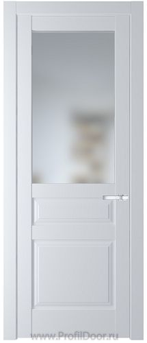 Дверь Profil Doors 4.5.3PD цвет Вайт (RAL 110 96 02) стекло Матовое