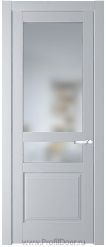 Дверь Profil Doors 4.5.4PD цвет Лайт Грей (RAL 870-01) стекло Матовое