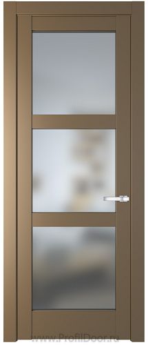 Дверь Profil Doors 4.6.2PD цвет Перламутр золото стекло Матовое