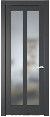 Дверь Profil Doors 4.7.2PD цвет Графит (Pantone 425С) стекло Матовое