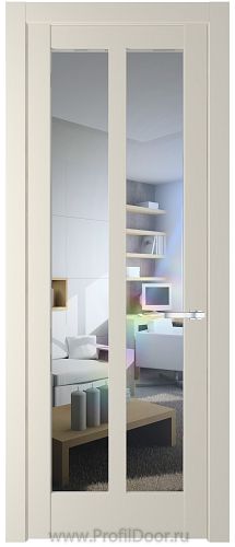 Дверь Profil Doors 4.7.2PD цвет Кремовая Магнолия (RAL 120-04) стекло Прозрачное