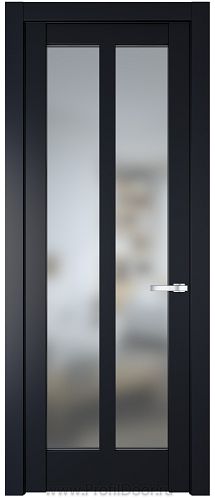 Дверь Profil Doors 4.7.2PD цвет Нэви Блу (RAL 7016) стекло Матовое