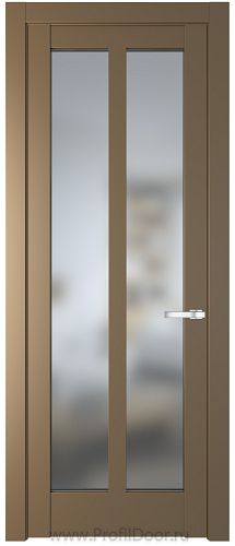 Дверь Profil Doors 4.7.2PD цвет Перламутр золото стекло Матовое