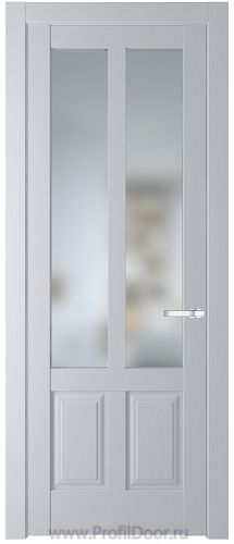 Дверь Profil Doors 4.8.2PD цвет Лайт Грей (RAL 870-01) стекло Матовое