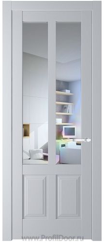 Дверь Profil Doors 4.8.2PD цвет Лайт Грей (RAL 870-01) стекло Прозрачное
