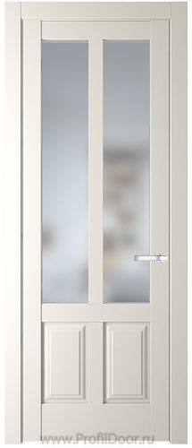Дверь Profil Doors 4.8.2PD цвет Перламутр белый стекло Матовое