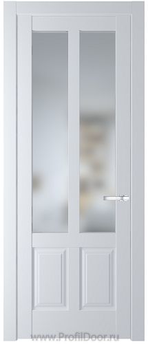 Дверь Profil Doors 4.8.2PD цвет Вайт (RAL 110 96 02) стекло Матовое