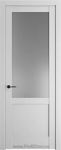 Дверь Profil Doors 10.2.2PD.O цвет Дарк Вайт стекло Матовое