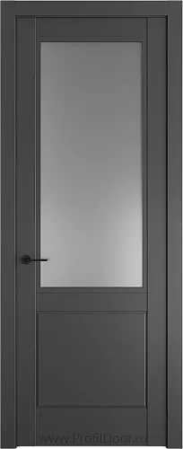 Дверь Profil Doors 7.2.2PD.O цвет Графит стекло Матовое