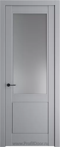 Дверь Profil Doors 7.2.2PD.O цвет Смоки стекло Матовое