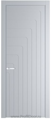 Дверь Profil Doors 10PE цвет Лайт Грей (RAL 870-01) кромка Серебро
