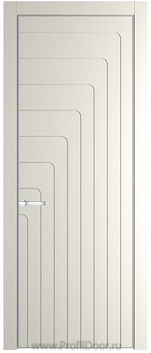 Дверь Profil Doors 10PE цвет Перламутр белый кромка Серебро