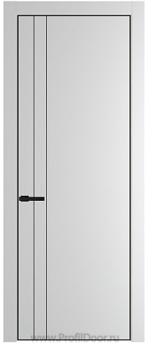 Дверь Profil Doors 12PE цвет Крем Вайт (RAL 120-02) кромка Черный матовый RAL9005