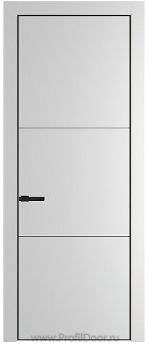 Дверь Profil Doors 13PE цвет Крем Вайт (RAL 120-02) кромка Черный матовый RAL9005