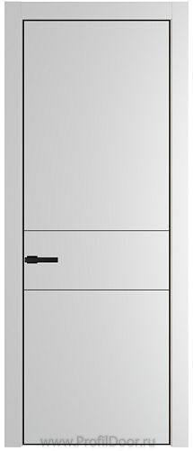 Дверь Profil Doors 14PE цвет Крем Вайт (RAL 120-02) кромка Черный матовый RAL9005