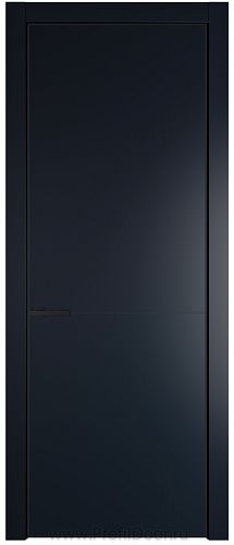 Дверь Profil Doors 16PE цвет Нэви Блу (RAL 7016) кромка Черный матовый RAL9005