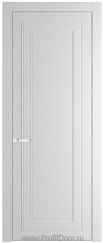 Дверь Profil Doors 26PE цвет Крем Вайт (RAL 120-02) кромка Серебро