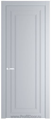 Дверь Profil Doors 26PE цвет Лайт Грей (RAL 870-01) кромка Серебро