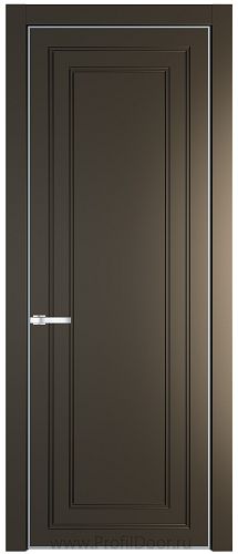 Дверь Profil Doors 26PE цвет Перламутр бронза кромка Серебро