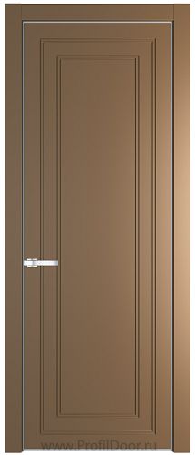 Дверь Profil Doors 26PE цвет Перламутр золото кромка Серебро