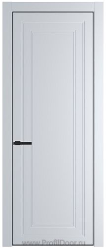 Дверь Profil Doors 26PE цвет Вайт (RAL 110 96 02) кромка Черный матовый RAL9005