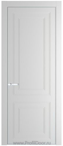 Дверь Profil Doors 27PE цвет Крем Вайт (RAL 120-02) кромка Серебро