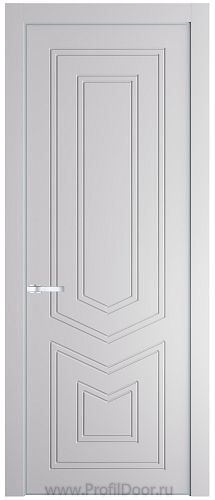 Дверь Profil Doors 29PE цвет Крем Вайт (RAL 120-02) кромка Серебро