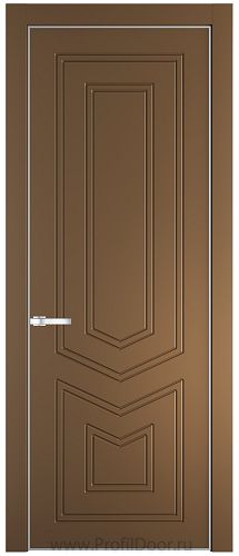 Дверь Profil Doors 29PE цвет Перламутр золото кромка Серебро