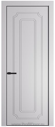 Дверь Profil Doors 30PE цвет Крем Вайт (RAL 120-02) кромка Черный матовый RAL9005