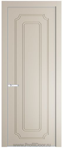 Дверь Profil Doors 30PE цвет Кремовая Магнолия (RAL 120-04) кромка Серебро