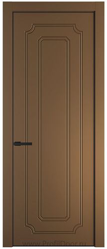 Дверь Profil Doors 30PE цвет Перламутр золото кромка Черный матовый RAL9005