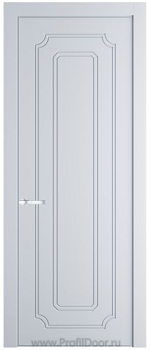 Дверь Profil Doors 30PE цвет Вайт (RAL 110 96 02) кромка Серебро