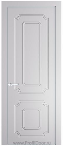 Дверь Profil Doors 31PE цвет Крем Вайт (RAL 120-02) кромка Серебро