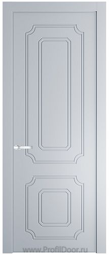 Дверь Profil Doors 31PE цвет Лайт Грей (RAL 870-01) кромка Серебро