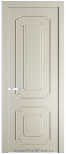Дверь Profil Doors 31PE цвет Перламутр белый кромка Серебро