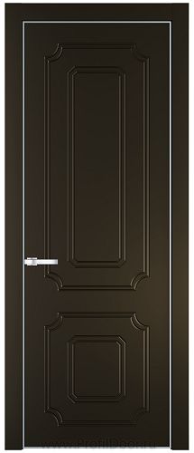 Дверь Profil Doors 31PE цвет Перламутр бронза кромка Серебро