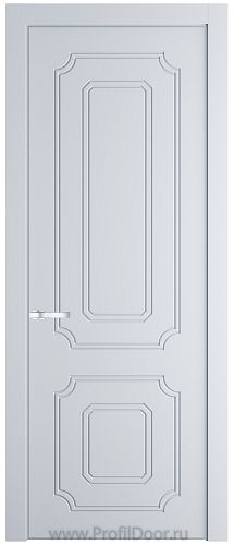 Дверь Profil Doors 31PE цвет Вайт (RAL 110 96 02) кромка Серебро