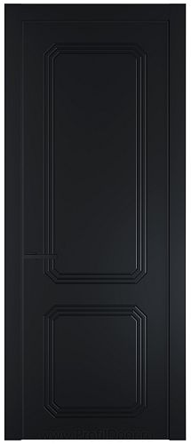 Дверь Profil Doors 33PE цвет Блэк кромка Черный матовый RAL9005