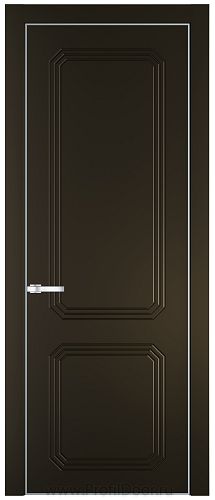 Дверь Profil Doors 33PE цвет Перламутр бронза кромка Серебро