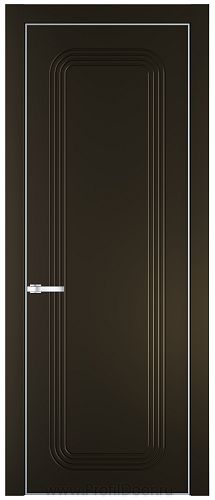 Дверь Profil Doors 34PE цвет Перламутр бронза кромка Серебро