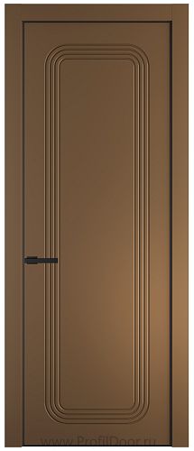 Дверь Profil Doors 34PE цвет Перламутр золото кромка Черный матовый RAL9005