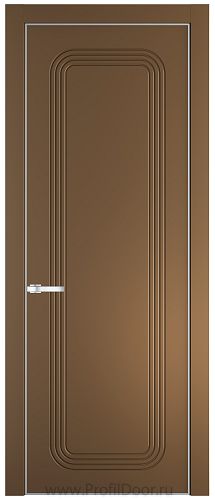 Дверь Profil Doors 34PE цвет Перламутр золото кромка Серебро
