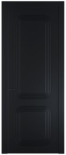 Дверь Profil Doors 35PE цвет Блэк кромка Черный матовый RAL9005