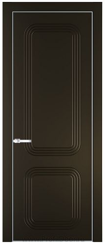 Дверь Profil Doors 35PE цвет Перламутр бронза кромка Серебро