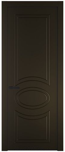 Дверь Profil Doors 36PE цвет Перламутр бронза кромка Черный матовый RAL9005
