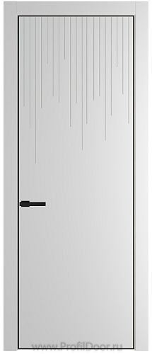 Дверь Profil Doors 8PE цвет Крем Вайт (RAL 120-02) кромка Черный матовый RAL9005