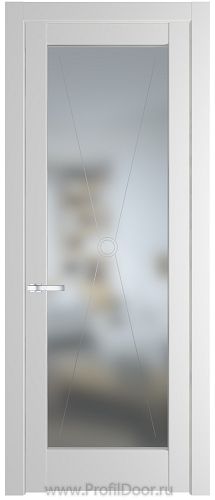 Дверь Profil Doors 1.1.2PM цвет Крем Вайт (RAL 120-02) стекло Матовое